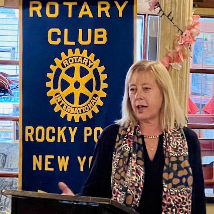 Hope Children's Fund Vice President Laura Spillane Speaks to Rocky Point Rotary Club New York