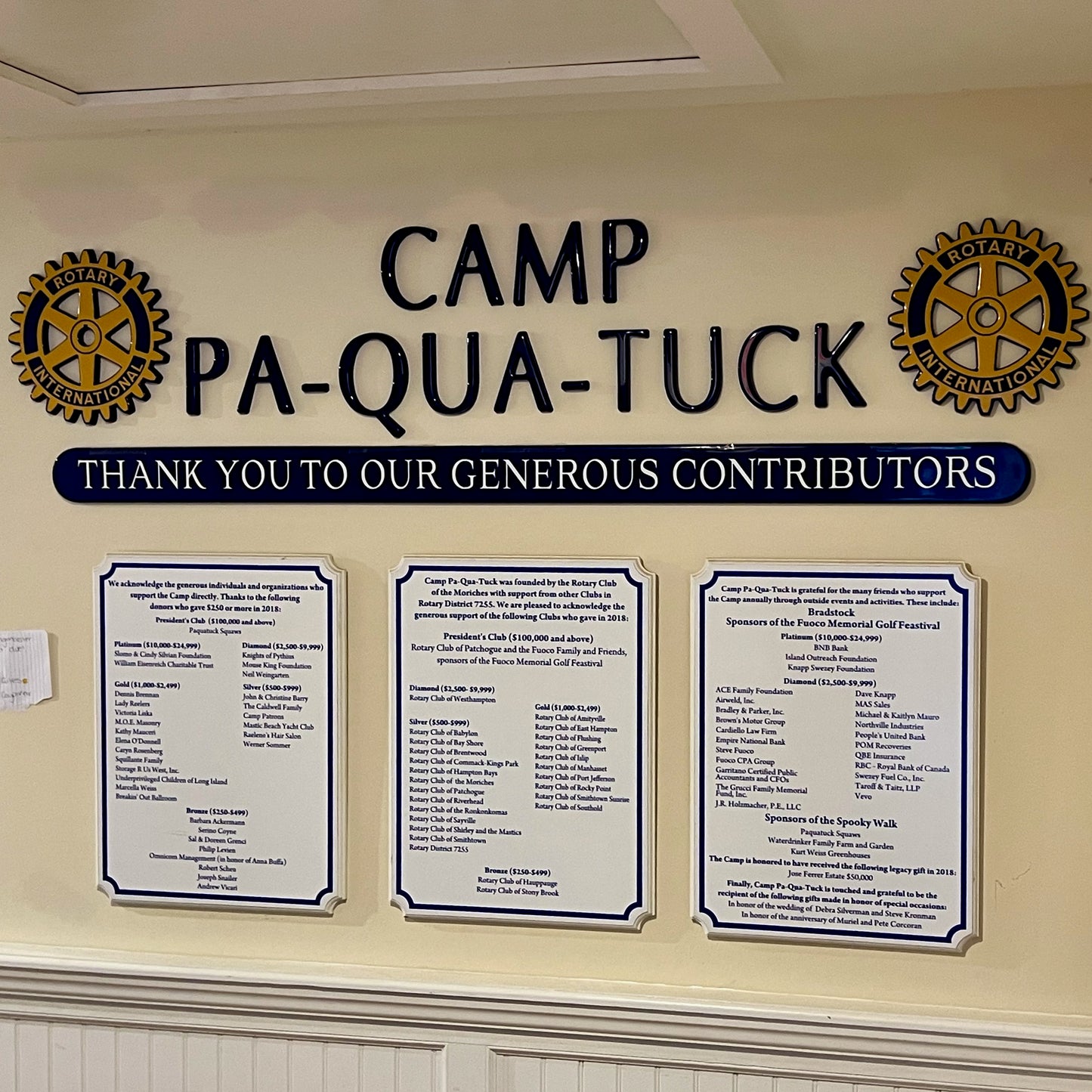 Camp Pa-Qua-Tuck Foursome